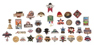 1966-2011 MLB All-Star Game Press Pin Collection (36)     